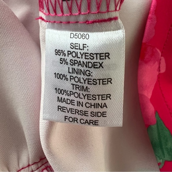 Alexia Admor Alexa Long Sleeve Lace Trim Mini Dress Hot Pink‎ Floral Size 8 - Picture 10 of 11